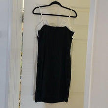 Load image into Gallery viewer, Impromptu Semi Formal Black + White Bow Dress, Size 12
