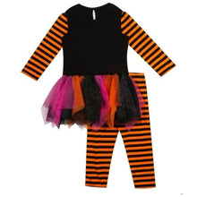 Load image into Gallery viewer, Emily Rose Girl's Fall Applique Halloween Tutu Tunic & Legging Set, Size 4T