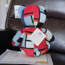 Load image into Gallery viewer, Build-A-Bear Artist Collection Mondrian Composition Teddy Bear with Gifting Bow