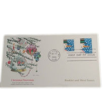 Load image into Gallery viewer, Postal Stamps "Christmas" First Day of Issue, Set of 5, October, 1993