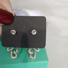 Load image into Gallery viewer, Sterling Silver Icy Cascades Earrings