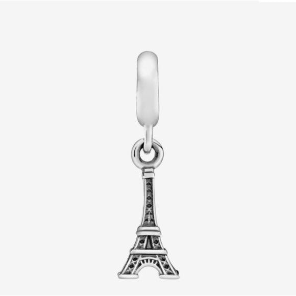 Authentic Pandora Paris Eiffel Tower Dangle Charm, 925 ALE 791082