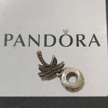 Load image into Gallery viewer, Pandora Sterling Silver Sparkling Palm Tree Dangle Travel Charm w/CZ 791540
