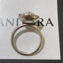 Load image into Gallery viewer, Pandora Ster Silver Brilliant Legacy Ring w/ Pink Zirconia - 190904pcz Size 52