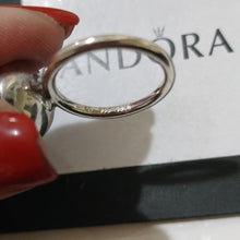 Load image into Gallery viewer, Pandora Ster Silver Brilliant Legacy Ring w/ Pink Zirconia - 190904pcz Size 52