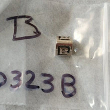 Load image into Gallery viewer, Pandora Triangular Letter B Charm ALE 925 Sterling Silver 790323B