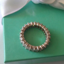 Load image into Gallery viewer, Glamorous Baguette CZ Eternity Band Ring, Size 9.25