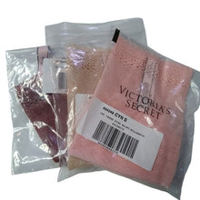Load image into Gallery viewer, 3 Pair Victoria's Secret High-rise Thong Panties Briefs, Size Small