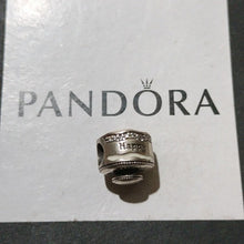 Load image into Gallery viewer, Pandora Retired Sterling Silver Happy Birthday Cake with Mixed Enamel 792061enmx