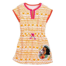Load image into Gallery viewer, Disney Store Girl's Moana + Pua Swimsuit Cover-up, Size 9/10