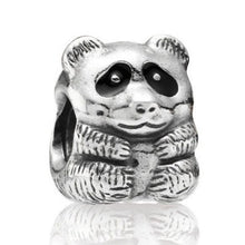 Load image into Gallery viewer, Pandora Sterling Silver Panda Charm with Black Enamel - 790490en16