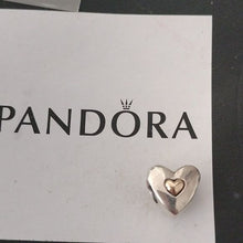 Load image into Gallery viewer, Pandora Sterling Silver Happy Anniversary Charm with 14K Gold Heart - 791290