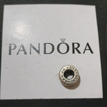 Load image into Gallery viewer, Pandora Sterling Silver Golden Floral Vintage Spacer w/ Transparent Gold Enamel