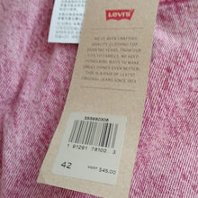 Load image into Gallery viewer, Levi's Men's 569 Loose Straight Denim Jeans Shorts, Ruby Red, Size 42