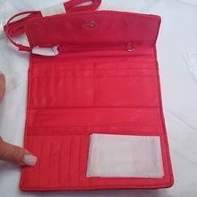 Load image into Gallery viewer, Vera Bradley Strap Wallet, Fire Red