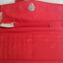 Load image into Gallery viewer, Vera Bradley Strap Wallet, Fire Red