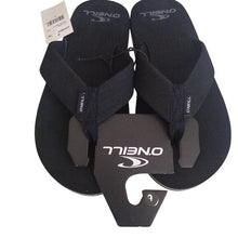 Load image into Gallery viewer, O'Neill Phluff Daddy Black Flip Flop, Size 6 Sandals MEN's SIZING