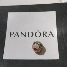 Load image into Gallery viewer, Pandora Sterling Silver Daisy Flower with Red and Pink Enamel Bead - 790433ER