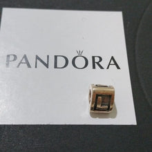 Load image into Gallery viewer, Pandora Retired Sterling Silver Alphabet Bead - Letter L - 790323L