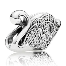 Load image into Gallery viewer, Pandora Sterling Silver Majestic Swan Animal Charm with Clear Zirconia -791732cz
