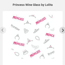 Load image into Gallery viewer, Lolita PRINCESS Hand Painted 15 oz. Wine Glass
