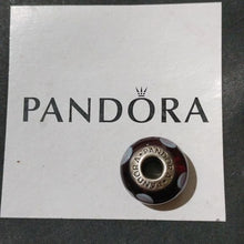 Load image into Gallery viewer, Pandora Sterling Silver Purple + Blue Flowers For You