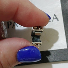 Load image into Gallery viewer, Pandora Retired Sterling Silver Tendril Clip with Champagne Zirconia - 790380CCZ