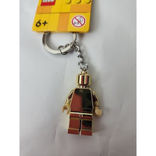 Load image into Gallery viewer, LEGO Classic Limited Edition Mini Figure Keychain #852688 Golden Minifigure