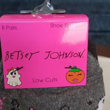 Load image into Gallery viewer, Betsey Johnson Goldtone Flower Earrings + 8 pair Low Cuts Sock Gift Set