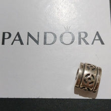 Load image into Gallery viewer, Pandora Retired Sterling Silver Open Circle Pattern Designer Bead - 790205