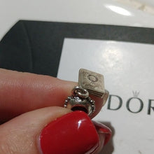 Load image into Gallery viewer, Pandora Sterling Silver Adventure Awaits Airplane Passport Dangle 791147cz