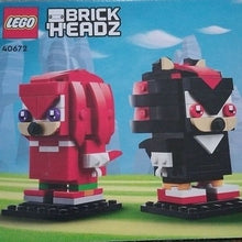 Load image into Gallery viewer, Lego Brickheadz 40672 Sonic the Hedgehog&#39;s Knuckles &amp; Shadow Figures
