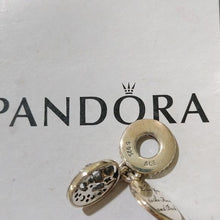Load image into Gallery viewer, Pandora Sterling Silver Vintage Night Sky Moon Stars Dangle Charm 791993cz