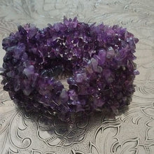 Load image into Gallery viewer, Amethyst Chip Stretch Bracelet

