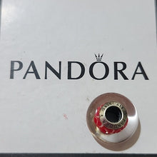 Load image into Gallery viewer, Pandora Retired Sterling Silver Asian Koinobori Red Murano Glass Charm - 791668