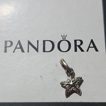 Load image into Gallery viewer, Pandora Sterling Silver Tropical Starfish Pendant with Clear Zirconia - 390403cz