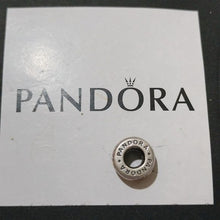 Load image into Gallery viewer, Pandora Sterling Silver Golden Floral Vintage Spacer w/ Transparent Gold Enamel