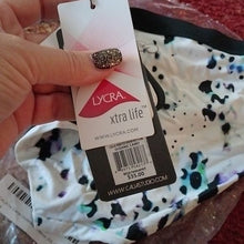 Load image into Gallery viewer, Calia by Carrie Underwood Banded Printed Bikini Bottoms, Oceanic Camo, Size XS