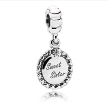 Load image into Gallery viewer, Pandora Sweet Sister Dangle Charm 925 ALE 791126cz Sterling Si…
