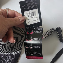 Load image into Gallery viewer, Maidenform Self Expressions iFit Lace Balconette Bra, Fuzzy Black Zebra, 40C