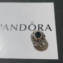 Load image into Gallery viewer, Pandora Sterling Silver Vintage Letter W Charm with Clear Zirconia - 791867CZ