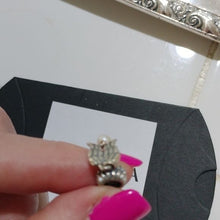 Load image into Gallery viewer, Pandora Sterling Silver Guardian Angel Dangle Bead w/ White Pearl - 790975p