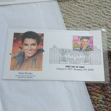 Load image into Gallery viewer, Postal Stamps "Elvis Presley" First Day of Issue, Set of 6 + Framed Print 1993