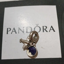 Load image into Gallery viewer, Pandora Sterling Silver Propeller Plane Airplane Travel Dangle Charm 798027cz