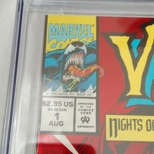 Load image into Gallery viewer, Marvel Comics Venom: Nights of Vengeance #1 Red Foil 8/1994 CGC 9.8 White Pages