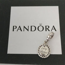 Load image into Gallery viewer, Pandora Sterling Silver Loving Mother Family Dangle Bead w/ Zirconia -791127cz