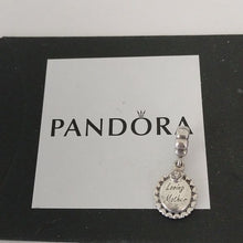 Load image into Gallery viewer, Pandora Sterling Silver Loving Mother Family Dangle Bead w/ Zirconia -791127cz