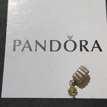 Load image into Gallery viewer, Pandora Retired Sterling Silver Peridot August Birthstone Dangle - 790166PE