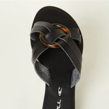 Load image into Gallery viewer, O'Neill Black Vilano Flip Flop Sandals, Size 6