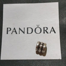 Load image into Gallery viewer, Pandora Retired Sterling Silver Row Dots Designer Bead - 790162